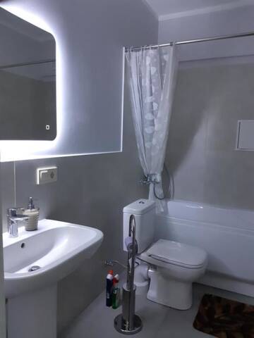 Фото номера Апартаменты с 1 спальней Апартаменты Brand new studio appartament near Riga airport г. Марупе 54